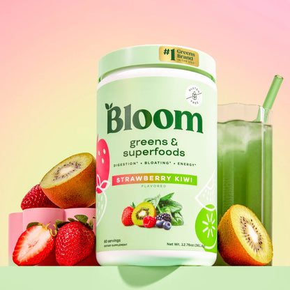 Bloom Greens & Superfoods® [Sabor Fresa-Kiwi]